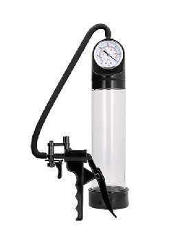 Shots Media Pumped - Elite Pump With Advanced PSI Gauge - Transparent