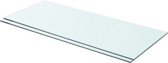 vidaXL Glazen Plank - 2 stuks - 70x30 cm - Transparant