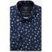 OLYMP Level Five 24/Seven Body Fit Jersey overhemd marine, Bedrukt