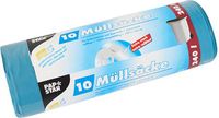 Papstar Afvalzakken/Vuilniszakken - 240 liter - Blauw - 10 stuks