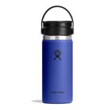 Hydro Flask – Wide Flex Sip Lid Coffee 473 ml (16 oz) – Lekdicht, Geïsoleerd, Bekerhouder Compatibel – Houdt Dranken 24 Uur Koud & 12 Uur Warm - Capri Blue