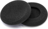 VHBW Coussinets d'oreille compatibles avec Audio Technica ATH-ES5, Koss et divers casques Sennheiser / Noir