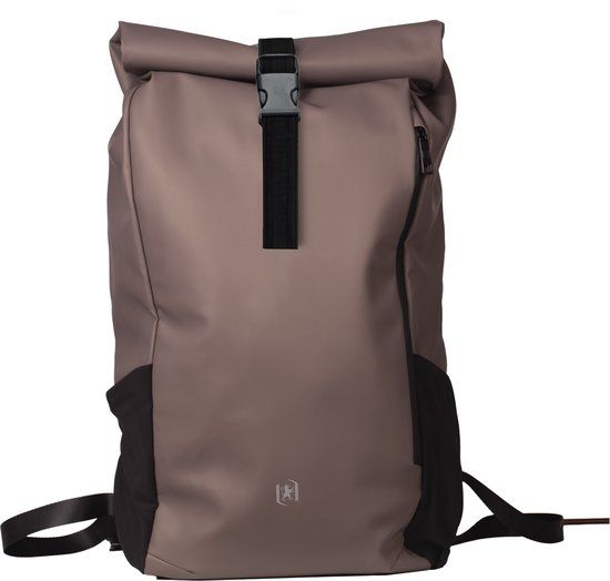 Oxford Identity Rugzak Roll Top - 24 Liter - 15 inch laptopvak - Bruin