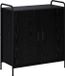 vidaXL Dressoir chêne noir 97 x 33 x 81 cm Bois traité