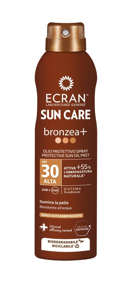 Ecran Ecran Sun Care Bronzea+ olie Spray Mist SPF30
