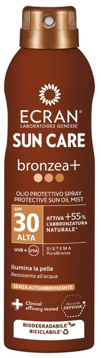 Ecran Ecran Sun Care Bronzea+ olie Spray Mist SPF30