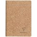 Clairefontaine 83525C - Notitieboek met Genaaide Rug, Cacaoschillen Omslag, A6, 96 Gelinieerde Pagina's, Ivoorpapier 90g, Met Klep, Jeans&Cocoa Collectie