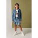 Levi's denim spijkerrok medium blue denim