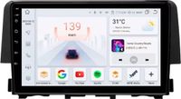 Happiq Autoradio avec Bluetooth et CarPlay pour Honda Civic 10e Génération (2016-2018)