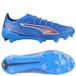 PUMA Ultra 6 Ultimate FG Untamed - Bleu/Blanc/Rouge éclatant - Herbe naturelle (FG), pointure 35½