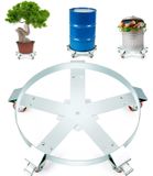 Fût 55 gallons, 567 kg, cadre en acier, 5 roulettes