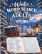 Grands caractères Livres de mots mêlés d'hiver pour adultes : Puzzles de mots mêlés douillets pour seniors – Jeux cérébraux d'hiver relaxants