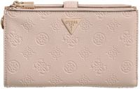 GUESS Blake SLG Double Zip Organizer Bone Logo beige Portemonnee
