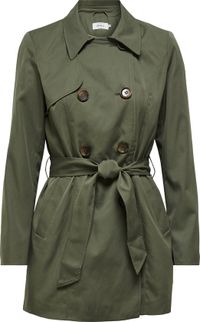 ONLY ONLVALERIE TRENCHCOAT OTW NOOS Women's Jacket - Size XS - Grape Leaf