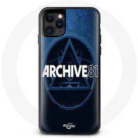 Maniacase Etui iPhone 11 Pro Max Archief 81 film horror cassette status x-files Fringes spanning blauw nacht Vissers parallelle wereld