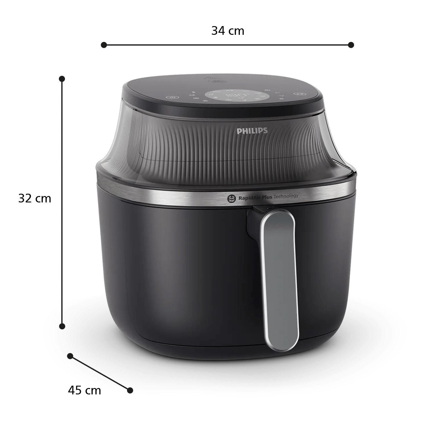 Philips 3000 Series Airfryer - NA341/00 - 7.2L - Black
