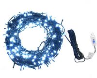 vidaXL Lichtsnoer 400 LED's Koudwit 40m Binnen/Buiten