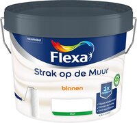 Flexa Strak op de Muur Muurverf Mat - Roomwit - 2.5 Liter