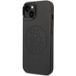 Karl Lagerfeld iPhone 14 Plus Backcase hoesje - Effen Zwart - Leer