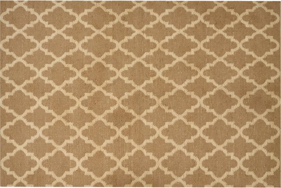 MERMER - Laagpolig vloerkleed - Beige - 200 x 300 cm - Jute