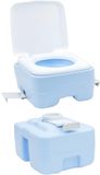 vidaXL Campingtoilet Blauw 41,5 x 36,5 x 42 cm