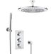Hudson Reed Kit de douche thermostatique encastré avec pomme de plafond Ø20cm