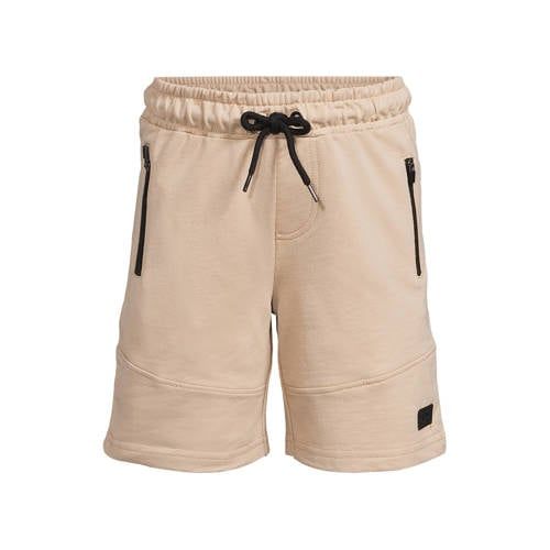 Orange Stars sweatshort beige