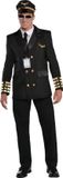 Amscan Kostuum Captain Wingman Heren Polyester Zwart Maat M