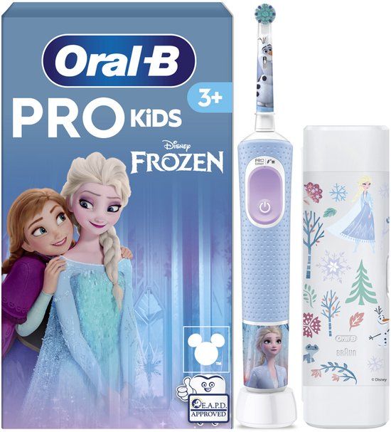Oral-B Vitality Pro Frozen Kids - Elektrische tandenborstel - Zwart/Grijs