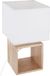 Atmosphera Créateur d'intérieur® Lampe de table décorative Bois Blanc 28 cm