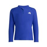 adidas Long Sleeves Zip Rashguard Kids Swimwear, semi lucid blue, 15-16 Years
