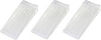 Benson Deurwig - 3x - flexibel rubber - 21 mm - stopper - transparant - deurstop
