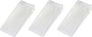 Benson Deurwig - 3x - flexibel rubber - 21 mm - stopper - transparant - deurstop