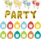 Haza Verjaardag 7 jaar feestartikelen pakket vlaggetjes/ballonnen