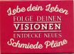 Grafisch werkplaats VintageArt leven. Magneet, metaal, kleurrijk, 9 x 6,5 cm