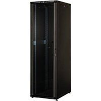 ekivalan Eco - Rack kast - 600 x 600, glass, metal - zwart - 22U - 19"