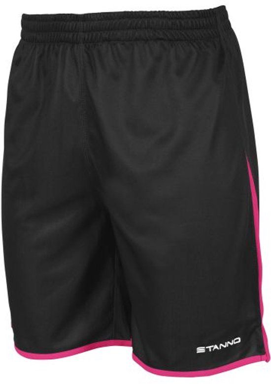 Stanno Altius Shorts Unisex Kinderen Maat XL Zwart/Roze