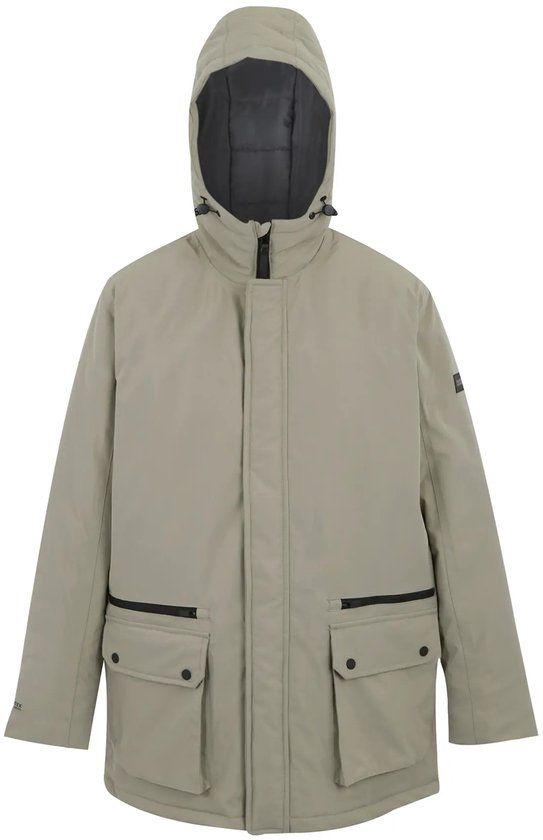 Regatta Waterdichte jas met capuchon Rhodo Heren 3XL Goud Zand Polyester