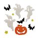 Merkloos / Sans marque Horror raamstickers spoken/vleermuizen 20 x 25 cm - Halloween feest decoratie - Horror stickers