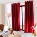 HomeMaison Isolerend en thermisch gordijn 140x240 cm Polyester Rood