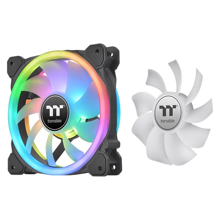 Thermaltake SWAFAN 12 RGB 120mm Fan - 3 Pack - Black