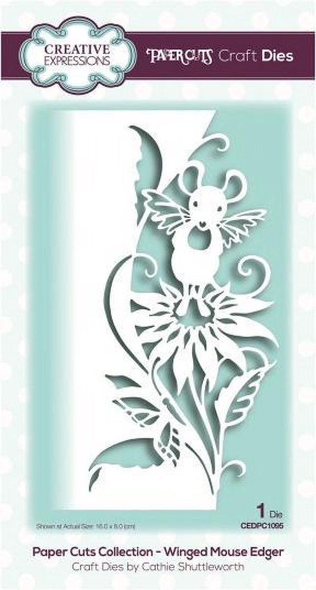 Paper Cuts Creative Expressions • Paper cuts winged mouse edger