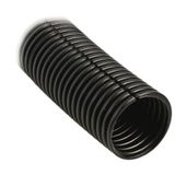 RS PRO Lege buis kunststof, Ø 32mm nom. sleuf, zwart A ø 32mm I ø 24,3mm x 50m, rol van 50 meter