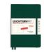 LEUCHTTURM1917 367607 weekkalender medium (A5) 2024, met extra boekje voor adressen en verjaardagen, Forest Green, Duits, 12 maanden