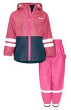 PLAYSHOES Combinaison fonctionnelle bleu marine / rose / magenta / blanc
