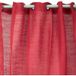 Tribu - Rideau en jute et coton tomate 150x250