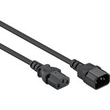 Allteq C13-C14-120-B electriciteitssnoer Zwart 2 m