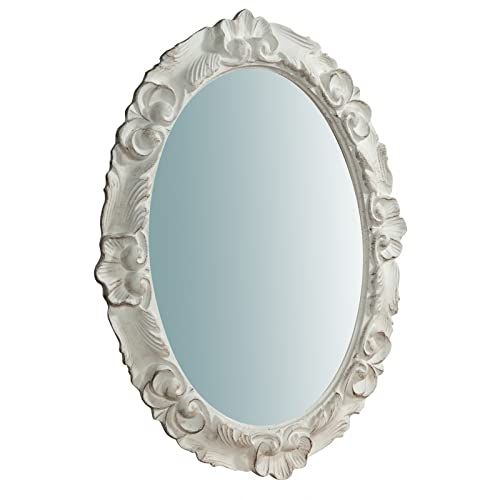 Biscottini Vintage Spiegel - 66 x 52 cm - Wandspiegel voor Badkamer en Slaapkamer