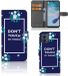 B2Ctelecom Motorola Moto G53 Portemonnee Hoesje Flowers Blue DTMP