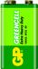 GP Batteries Greencell 9V Pile zinc-chlorure jetable